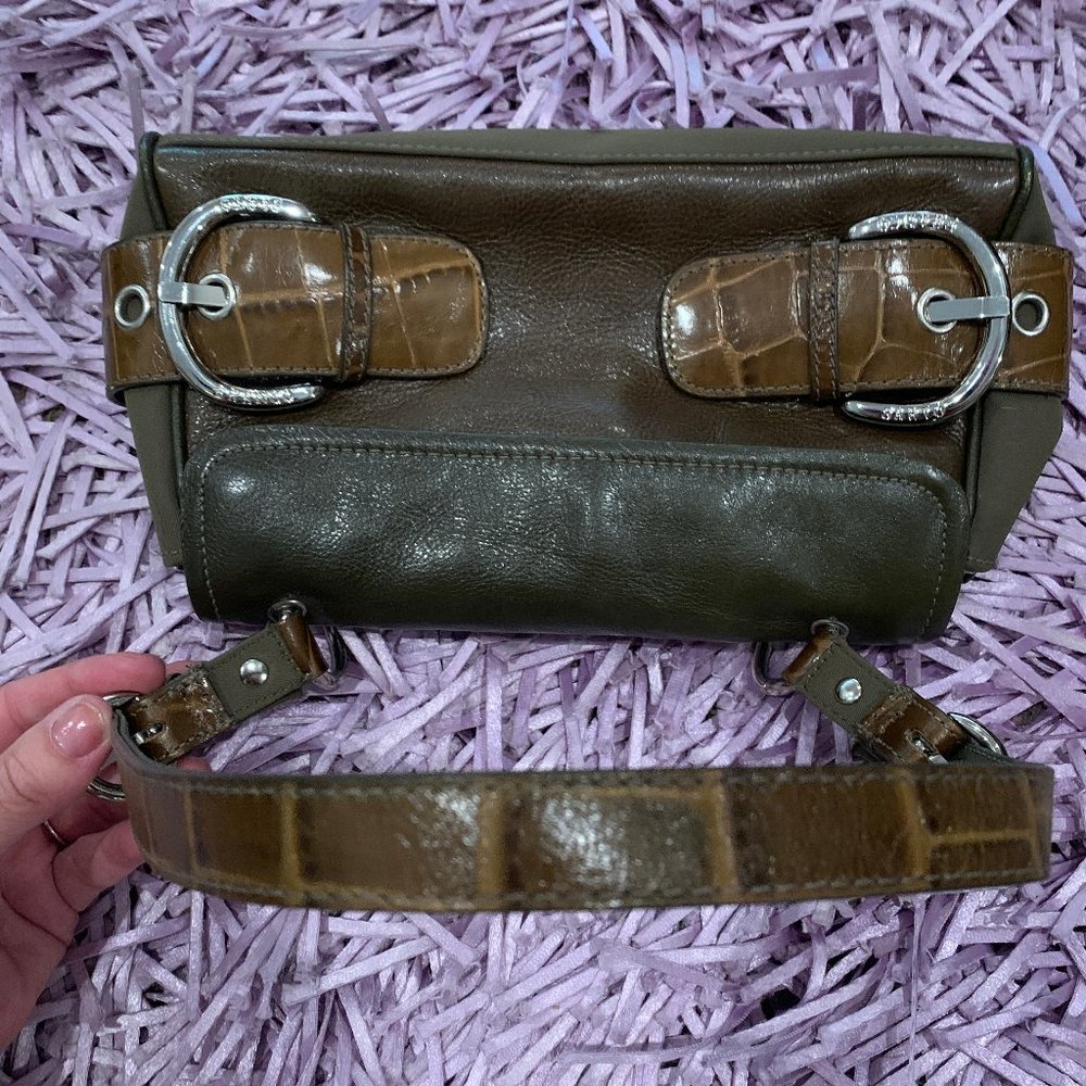 Franco Sarto Mini Sachel Olive Purse - Picture 6 of 6